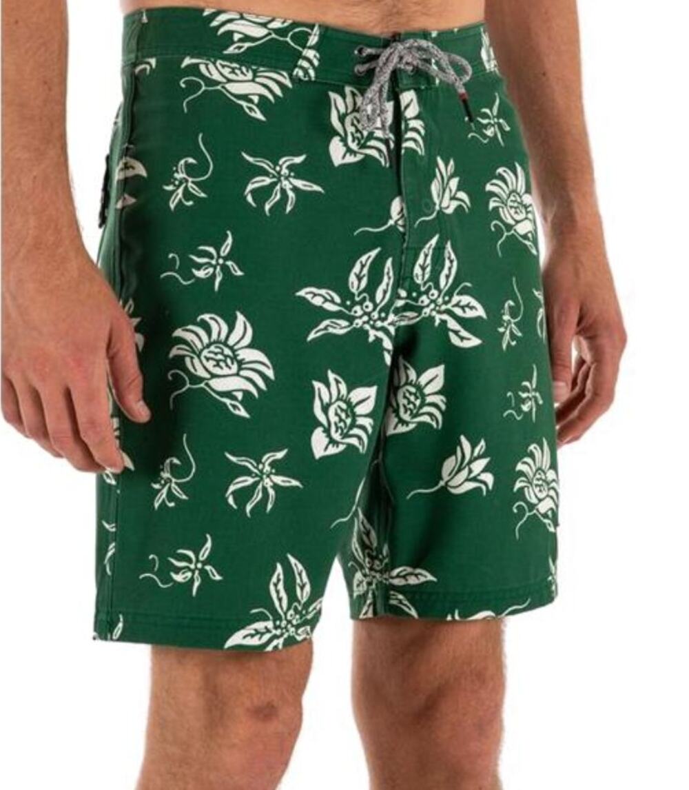 Men's KATIN Haiku Trunk Green Swim Trunks